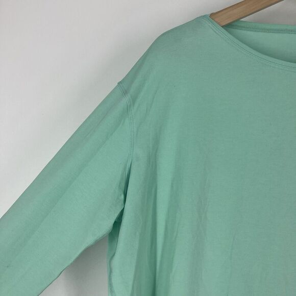 Lululemon Dress Size 6 Green Back in Action Long Sleeve Wild Mint Shift Oversize - Picture 3 of 6